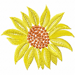 Flowers And Tree Embroidery Design 8